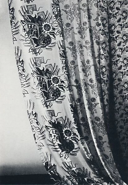 Atelje Miln - A group of block-printed fabrics from Sweden, 1940