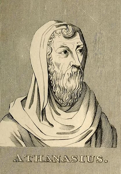 Athanasius, (c296-373), 1830. Creator: Unknown