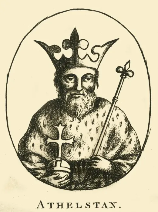 Framed Print : Athelstan, 18th century. Creator: Unknown Framed Print : Athelstan, 18th century. Creator: Unknown