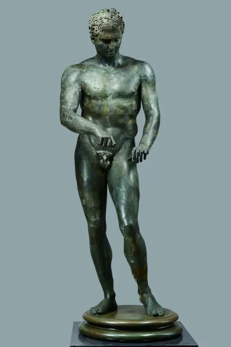 Framed Print : Athlete (The Ephesian Apoxyomenos), 1st H. 1st cen. AD Framed Print : Athlete (The Ephesian Apoxyomenos), 1st H. 1st cen. AD