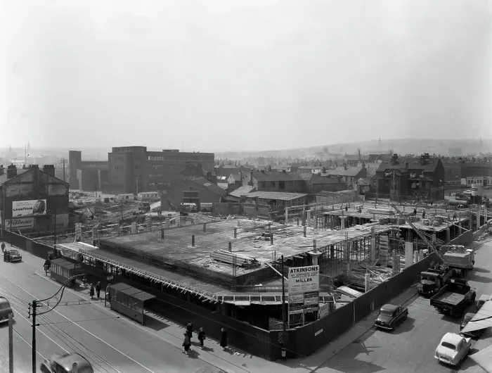 Framed Print : Atkinsons department store under construction, the Moor, Sheffield, South Yorkshire, 1959 Framed Print : Atkinsons department store under construction, the Moor, Sheffield, South Yorkshire, 1959
