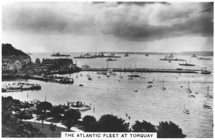 Framed Print : The Atlantic fleet at Torquay, 1936 Framed Print : The Atlantic fleet at Torquay, 1936