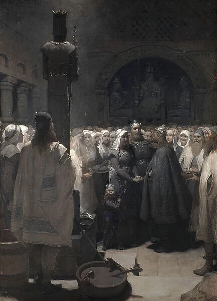 The Atonement (from Frithiof's saga), 1880s. Creator: Johan August Malmström