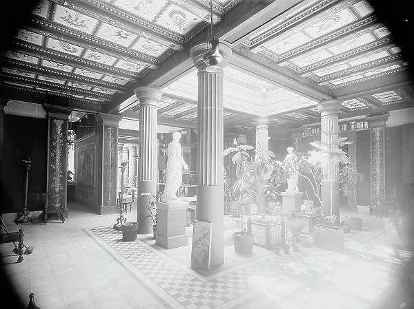 Atrium in the House of Pansa, Saratoga, N.Y. c1901. Creator: Unknown
