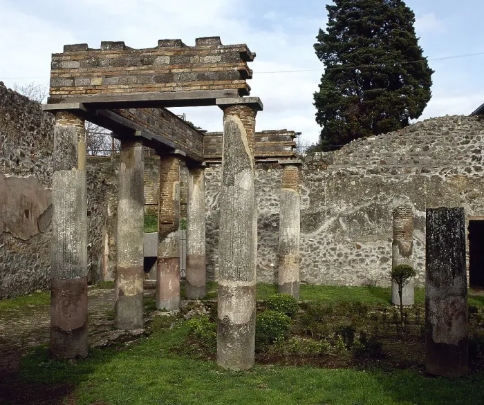 Framed Print : Atrium-peristyle, Villa of Diomedes, Pompeii, Italy, 2002. Creator: LTL Framed Print : Atrium-peristyle, Villa of Diomedes, Pompeii, Italy, 2002. Creator: LTL