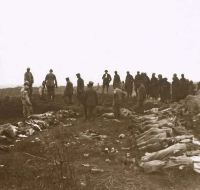 Framed Print : After the attack, Dompierre, Northern France, c1914-c1918 Framed Print : After the attack, Dompierre, Northern France, c1914-c1918