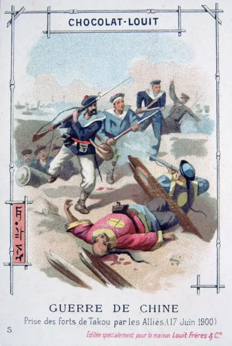 Framed Print : Attack on the forts of Taku by the Allies, Boxer Rebellion, China, 17 June 1900 Framed Print : Attack on the forts of Taku by the Allies, Boxer Rebellion, China, 17 June 1900