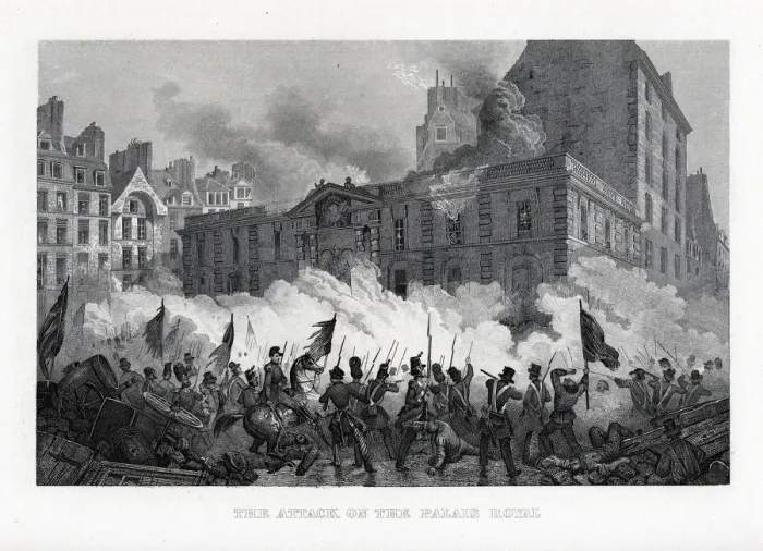 Framed Print : The Attack on the Palace Royal, 1882. Artist: Anonymous Framed Print : The Attack on the Palace Royal, 1882. Artist: Anonymous