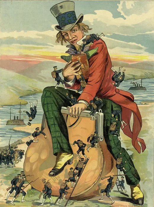 Framed Print : Attack on Port Money, 1904. Creator: Unknown Framed Print : Attack on Port Money, 1904. Creator: Unknown