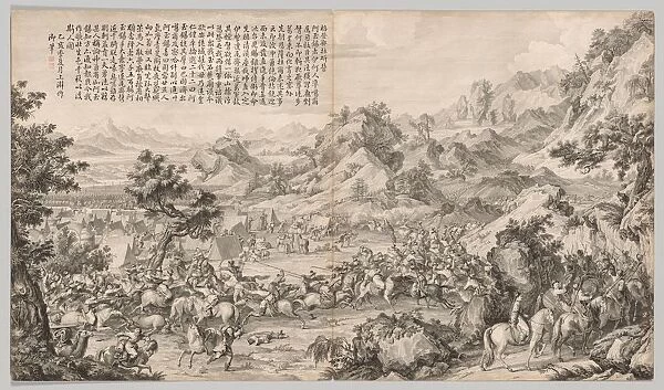 Attacking the Camp at Gatan Ola: from Battle Scenes of the Quelling of Rebellions