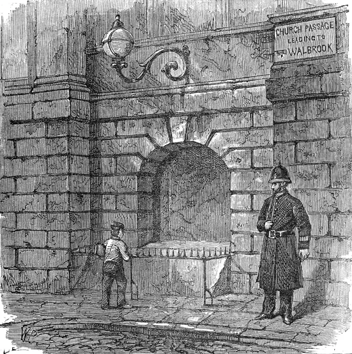 Framed Print : The Attempt to Blow Up The Mansion House: recess in which the powder was placed, 1881. Creator: Unknown Framed Print : The Attempt to Blow Up The Mansion House: recess in which the powder was placed, 1881. Creator: Unknown