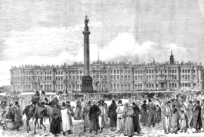 Framed Print : The attempt on the Czar's life: the Winter Palace, St. Petersburg, 1880. Creator: Unknown Framed Print : The attempt on the Czar's life: the Winter Palace, St. Petersburg, 1880. Creator: Unknown