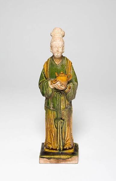 Attendant Holding a Teapot, Ming dynasty (1368-1644). Creator: Unknown