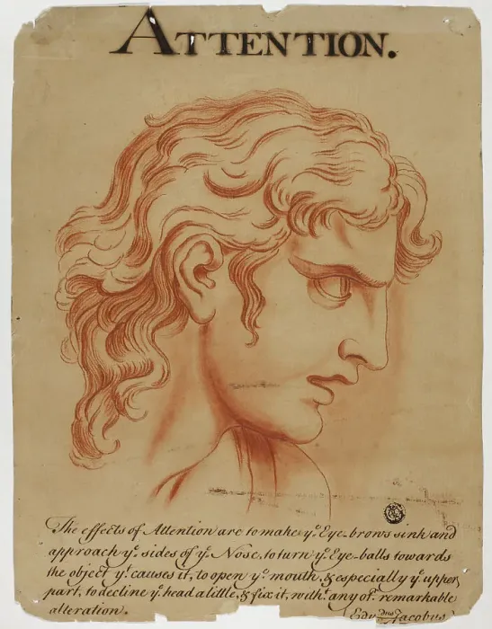 Framed Print : Attention, after 1698. Creator: Eduardus Jacobus Framed Print : Attention, after 1698. Creator: Eduardus Jacobus