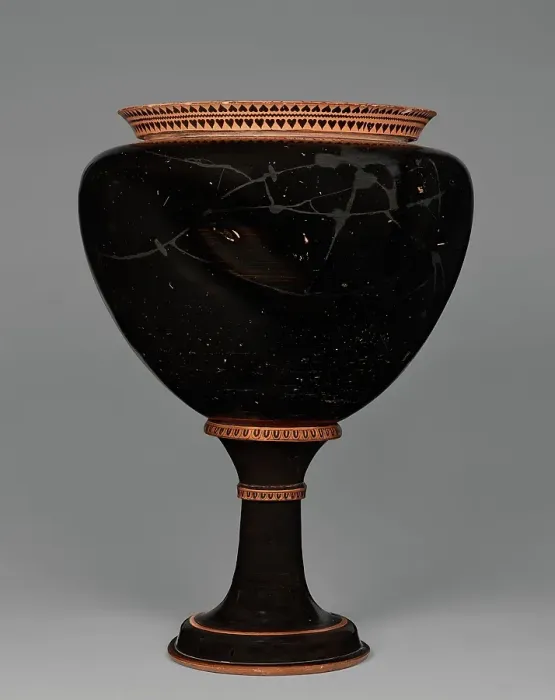 Framed Print : Attic Black-Figure Dinos and Stand, 520-510 BC. Creator: The Antimenes Painter Framed Print : Attic Black-Figure Dinos and Stand, 520-510 BC. Creator: The Antimenes Painter