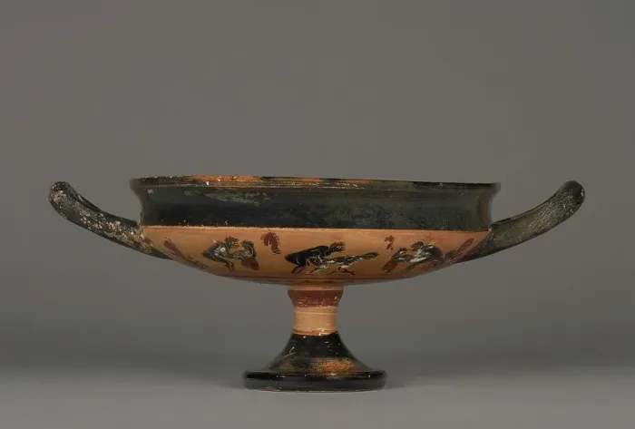 Framed Print : Attic Black-Figure Droop Cup, 520 BC. Creator: Wraith Painter Framed Print : Attic Black-Figure Droop Cup, 520 BC. Creator: Wraith Painter