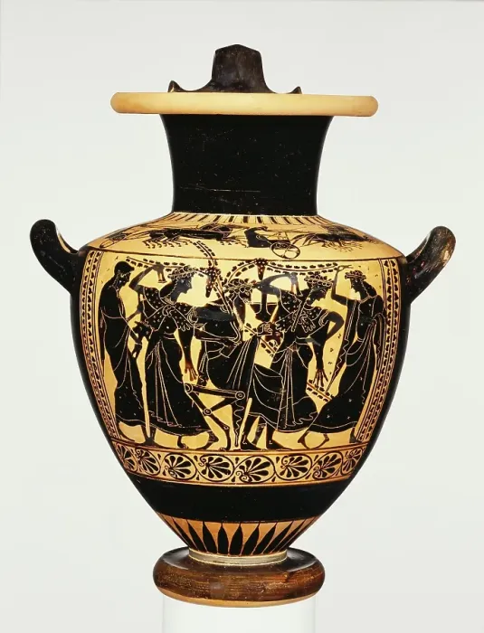 Framed Print : Attic Black-Figure Hydria, about 510 BC. Creator: Leagros Group Framed Print : Attic Black-Figure Hydria, about 510 BC. Creator: Leagros Group
