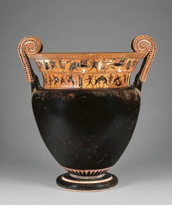 Framed Print : Attic Black-Figure Volute Krater, 510-500 BC. Creator: Leagros Group Framed Print : Attic Black-Figure Volute Krater, 510-500 BC. Creator: Leagros Group