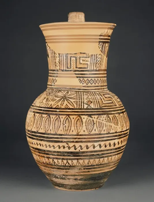 Framed Print : Attic Geometric Oinochoe, 750-700 BC. Creator: Unknown Framed Print : Attic Geometric Oinochoe, 750-700 BC. Creator: Unknown