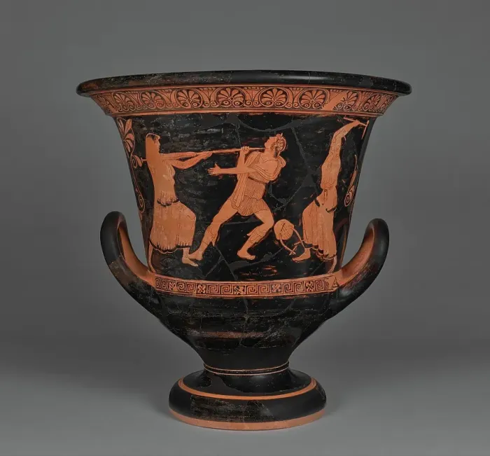 Framed Print : Attic Red-Figure Calyx Krater, 460-450 BC. Creator: Villa Giulia Painter Framed Print : Attic Red-Figure Calyx Krater, 460-450 BC. Creator: Villa Giulia Painter
