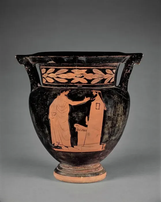 Framed Print : Attic Red-Figure Column Krater, about 470 BC. Creator: Harrow Painter Framed Print : Attic Red-Figure Column Krater, about 470 BC. Creator: Harrow Painter
