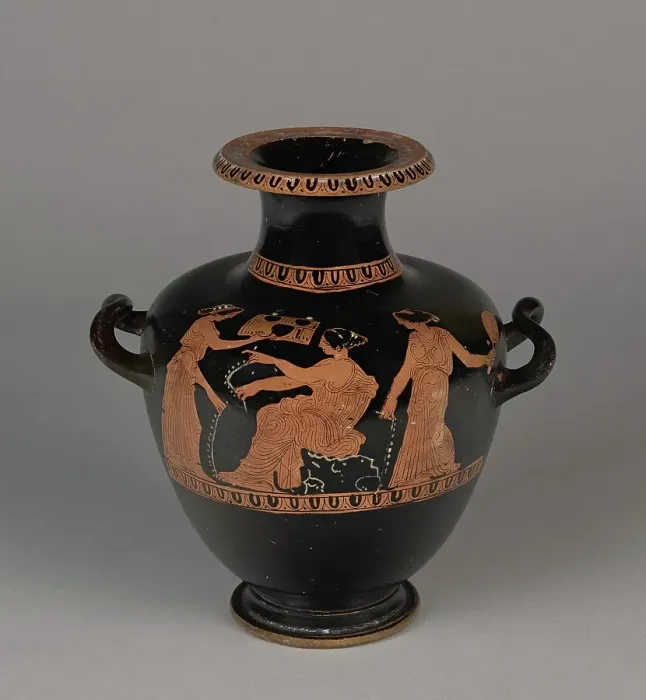 Framed Print : Attic Red-Figure Hydria, 410-400 BC. Creator: Painter of London E 543 Framed Print : Attic Red-Figure Hydria, 410-400 BC. Creator: Painter of London E 543
