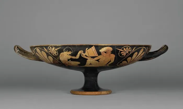 Framed Print : Attic Red-Figure Kylix, about 510 BC. Creator: Phintias Framed Print : Attic Red-Figure Kylix, about 510 BC. Creator: Phintias