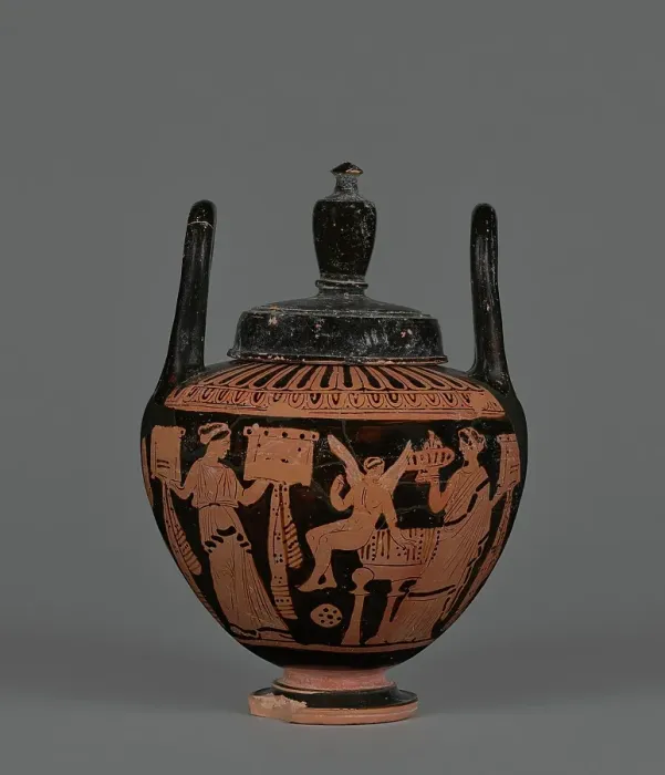 Framed Print : Attic Red-Figure Lebes Gamikos, about 400 BC. Creator: Unknown Framed Print : Attic Red-Figure Lebes Gamikos, about 400 BC. Creator: Unknown