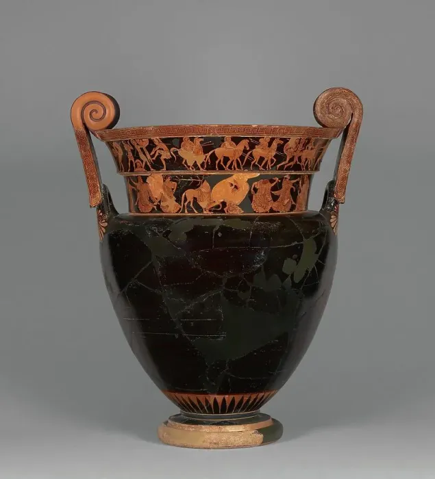 Framed Print : Attic Red-Figure Volute Krater, 500-480 BC. Creator: Kleophrades Painter Framed Print : Attic Red-Figure Volute Krater, 500-480 BC. Creator: Kleophrades Painter