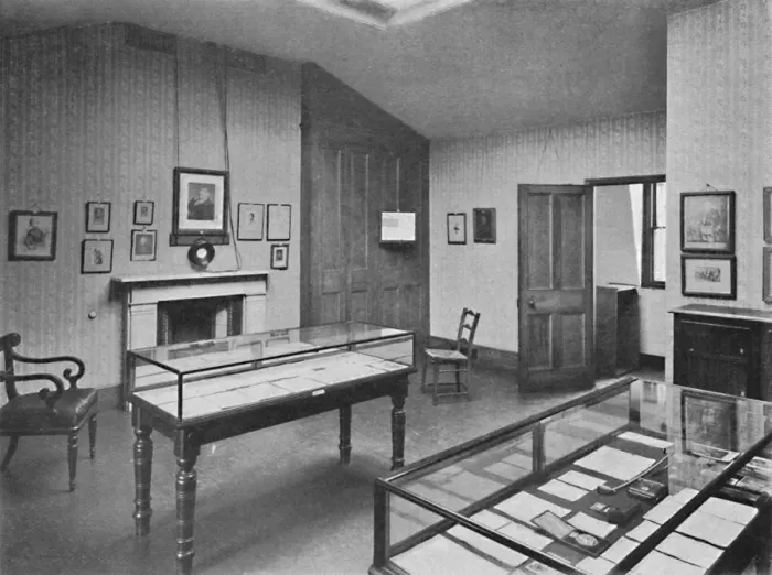 Framed Print : The Attic Study, Carlyle House, Chelsea, 1904 Framed Print : The Attic Study, Carlyle House, Chelsea, 1904