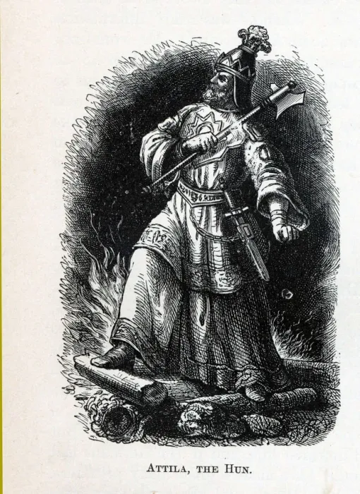 Framed Print : Attila the Hun, 1882. Artist: Anonymous Framed Print : Attila the Hun, 1882. Artist: Anonymous
