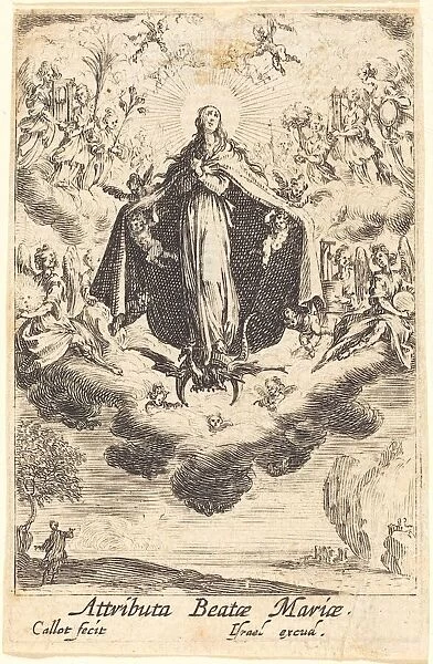 Attributes of the Virgin, in or after 1630. Creator: Jacques Callot