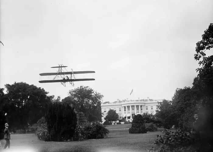 Framed Print : Atwood, Harry. Aviator. Rising From White House Lawn In Wright Type B Plane, July, 1911. Creator: Harris & Ewing. Atwood, Harry. Aviator. Rising From White House Lawn In Wright Type B Plane, July, 1911. Creator: Harris & Ewing Framed Print : Atwood, Harry. Aviator. Rising From White House Lawn In Wright Type B Plane, July, 1911. Creator: Harris & Ewing. Atwood, Harry. Aviator. Rising From White House Lawn In Wright Type B Plane, July, 1911. Creator: Harris & Ewing