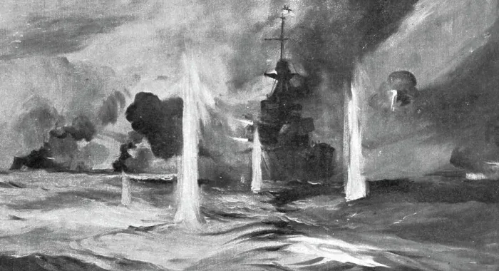 Framed Print : Au fort de la bataille Jutland ; Le Warspite en action, 1916. Creator: Montague Dawson. Au fort de la bataille Jutland ; Le Warspite en action, 1916. Creator: Montague Dawson Framed Print : Au fort de la bataille Jutland ; Le Warspite en action, 1916. Creator: Montague Dawson. Au fort de la bataille Jutland ; Le Warspite en action, 1916. Creator: Montague Dawson