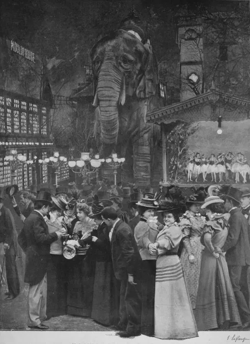 Framed Print : Au Moulin Rouge - Dans Le Jardin, 1900 Framed Print : Au Moulin Rouge - Dans Le Jardin, 1900