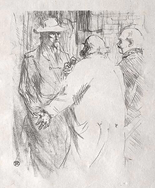 Au pied du Sinai: Clemenceau a Busk, 1898. Creator: Henri de Toulouse-Lautrec (French