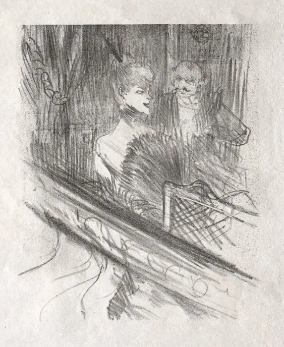 Framed Print : Au pied du Sinai: Le Baron Moise, 1898. Creator: Henri de Toulouse-Lautrec (French Framed Print : Au pied du Sinai: Le Baron Moise, 1898. Creator: Henri de Toulouse-Lautrec (French