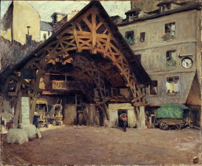 Framed Print : Auberge du Compas-d'Or, rue Montorgueil, c1908. Creator: Henri Dabadie Framed Print : Auberge du Compas-d'Or, rue Montorgueil, c1908. Creator: Henri Dabadie