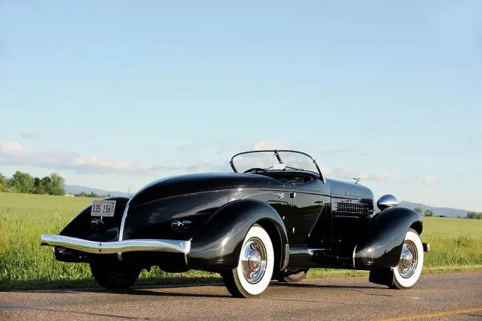 Framed Print : Auburn 852 SC Speedster 1936. Artist: Simon Clay