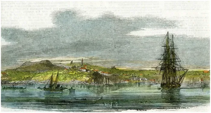 Framed Print : Auckland, New Zealand, c1880 Framed Print : Auckland, New Zealand, c1880