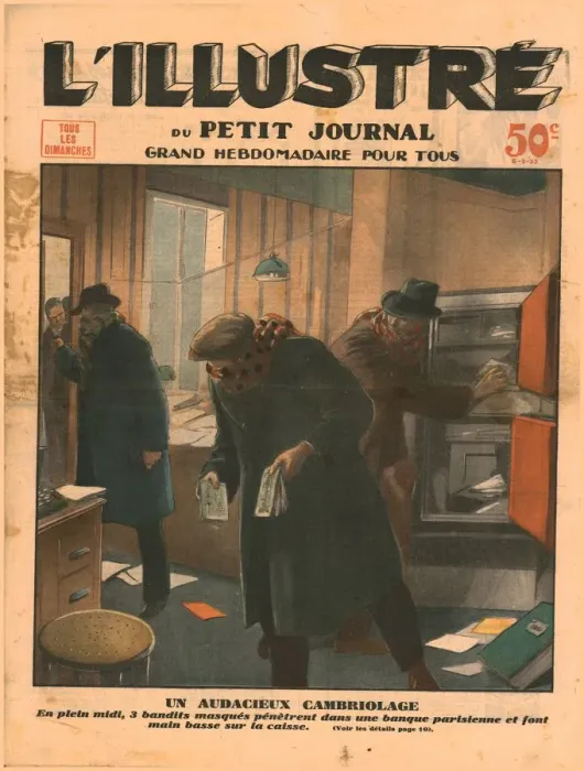 Framed Print : An audacious burglary, 1932. Creator: Unknown Framed Print : An audacious burglary, 1932. Creator: Unknown