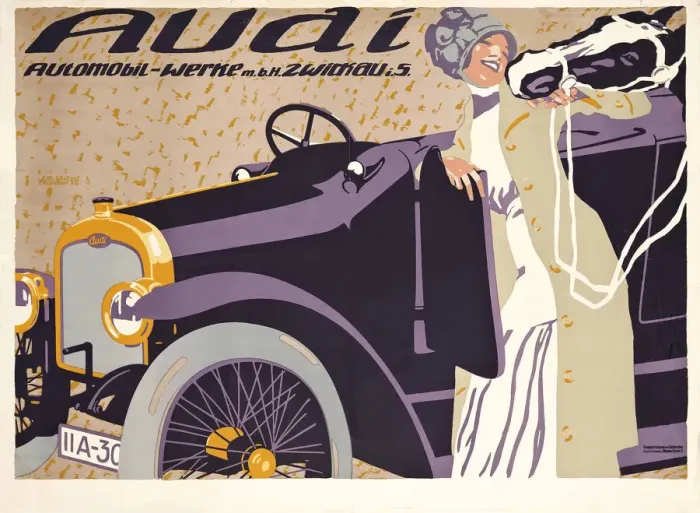 Framed Print : Audi, 1912 Framed Print : Audi, 1912