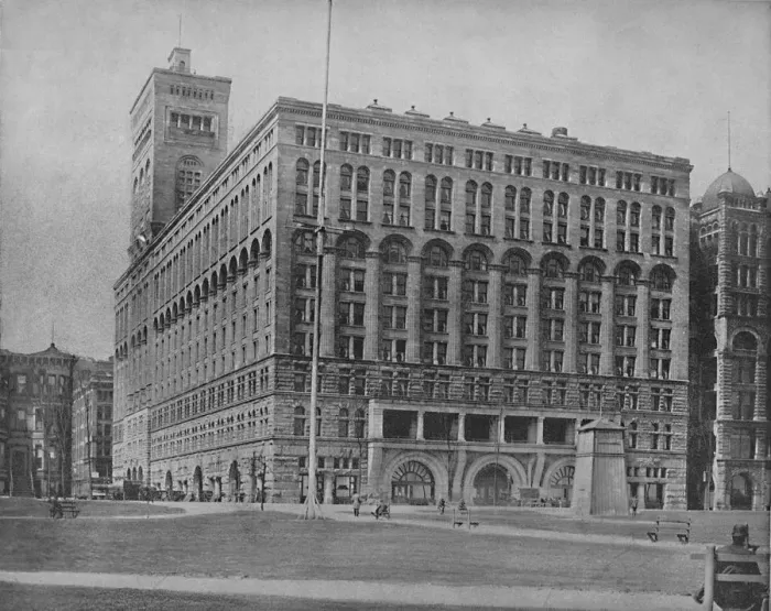 Framed Print : The Auditorium, Chicago, c1897. Creator: Unknown Framed Print : The Auditorium, Chicago, c1897. Creator: Unknown