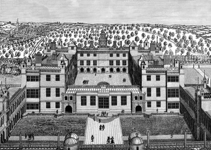 Framed Print : Audley End House, Saffron Walden, Essex, 1688, (1893)