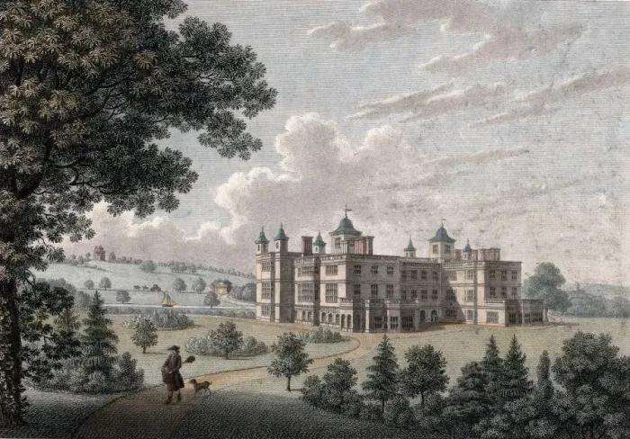 Framed Print : Audley End House, Saffron Walden, Essex, 1781 Framed Print : Audley End House, Saffron Walden, Essex, 1781