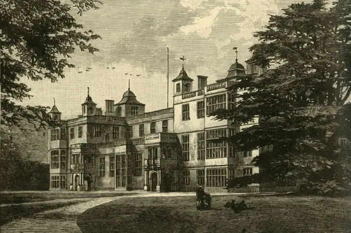 Framed Print : Audley End, Western Front, 1898. Creator: Unknown