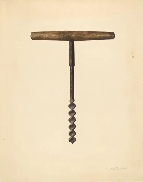 Framed Print : Auger, c. 1938. Creator: Alfonso Moreno Framed Print : Auger, c. 1938. Creator: Alfonso Moreno