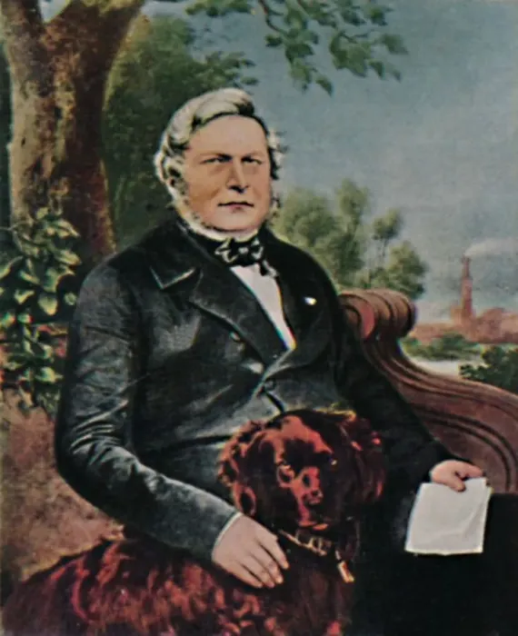 Framed Print : August Borsig 1804-1854. - Gemalde von Kruger, 1934 Framed Print : August Borsig 1804-1854. - Gemalde von Kruger, 1934