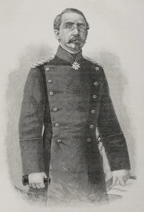 Framed Print : August Karl von Goeben, (1816-1880), Prussian general, 1891. Creator: Unknown Framed Print : August Karl von Goeben, (1816-1880), Prussian general, 1891. Creator: Unknown