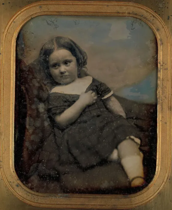 Framed Print : Augusta Hawes at Four Years Old, 1850s. Creators: Josiah Johnson Hawes Framed Print : Augusta Hawes at Four Years Old, 1850s. Creators: Josiah Johnson Hawes